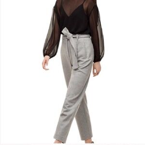 Aritzia Wilfred Jallade / Tie Front Wool and Cashmere Pant Grey